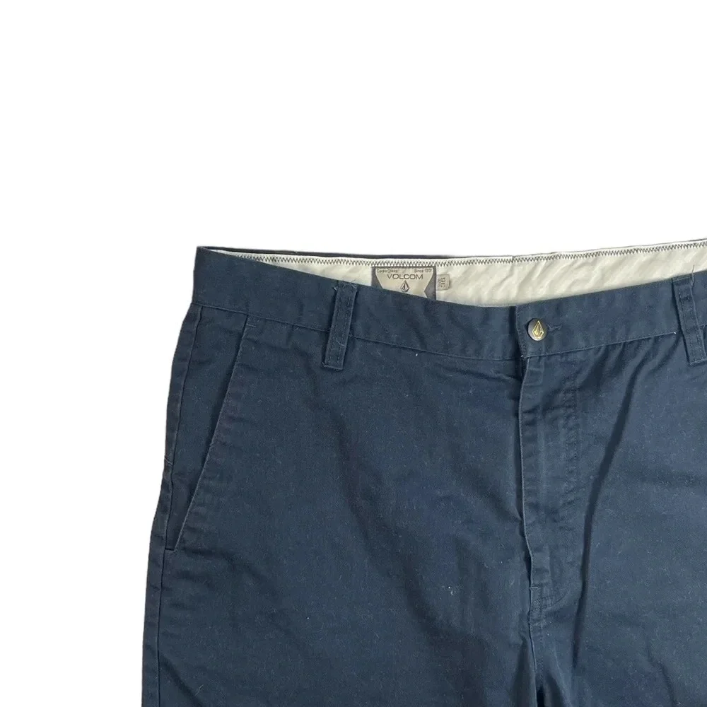 SH711 Mens VOLCOM Stone Skater Brand Logo Chino Shorts 36